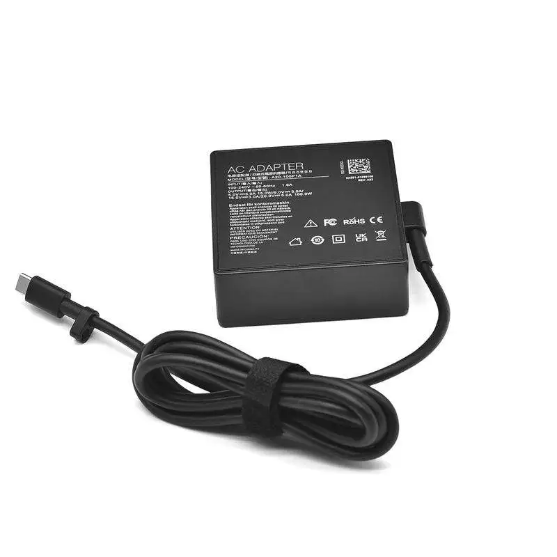 Asus Dizüstü Bilgisayar için 100W Type-C PD USB C Güç Adaptörü 20V 5A