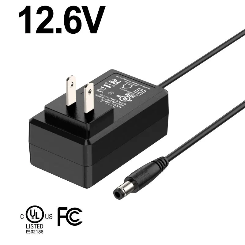 12.6v 2A Duvara Monte Elektrikli Scooter Güç Kaynağı Adaptörü