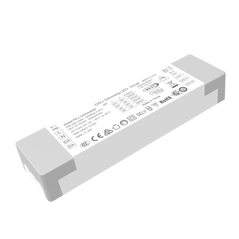 12W Sabit Akım DALI CCT Kısılabilir LED Sürücü