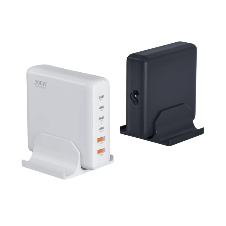 6 Tip C Bağlantı Noktalı 200W Masaüstü PD Şarj Cihazı