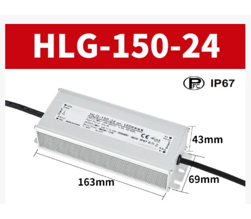 150W Suya Dayanıklı LED Sürücüye Giriş